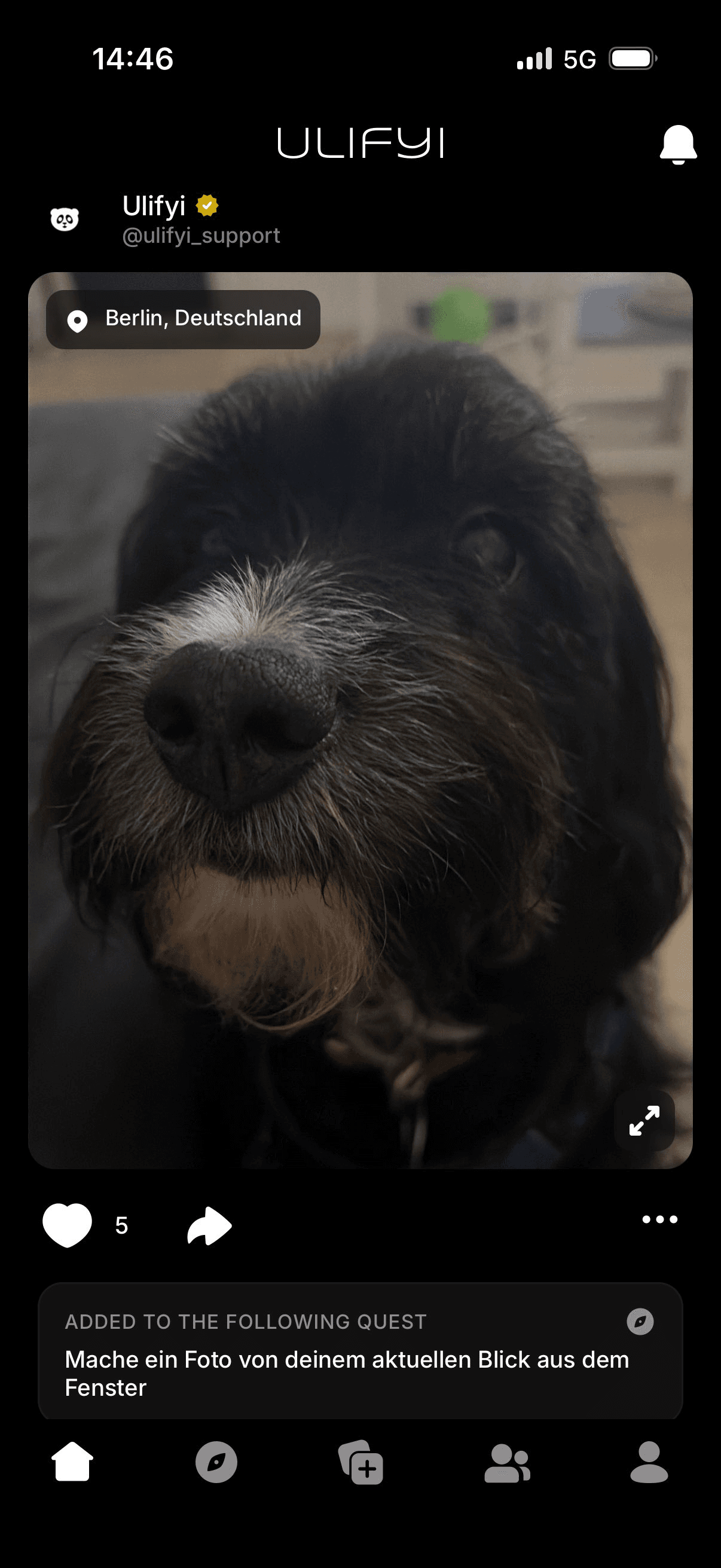 Ulifyi For You screen